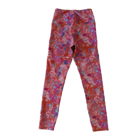 Anthropologie Pink and Purple Abstract Leggings Set - Picture 6 of 12